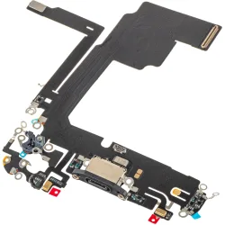 Nastro con Connettore di Ricarica - Microfono Apple iPhone 15 Pro, Nero