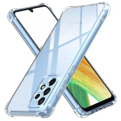 Custodia per Samsung Galaxy A33 5G A336, Techsuit, Shockproof Clear, Trasparente