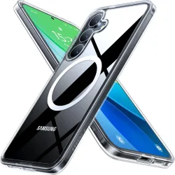 Custodia MagSafe per Samsung Galaxy S25+ S936, Torras, Guardian, Trasparente