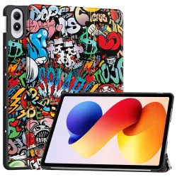 Custodia per Xiaomi Redmi Pad 2 Pro, Techsuit, FoldPro Urban Vibe, Multicolore