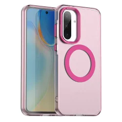 Custodia MagSafe per Samsung Galaxy A36 A366, Techsuit, CandyCase, Rosa