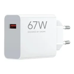 Caricabatterie Rete Xiaomi, 67W, 6.2A, 1 x USB-A, Bianco BHR07SKEU