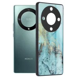 Custodia per Honor Magic5 Lite, Techsuit, Glaze, Blu