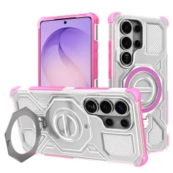 Custodia per Samsung Galaxy S26 Ultra S948, Techsuit, Carbon Shield Pro, Rosa