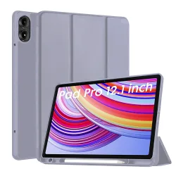 Custodia per Xiaomi Redmi Pad Pro / Pad / Pad Pro 5G, Techsuit, Flex Trifold, Viola