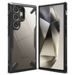 Custodia per Samsung Galaxy S24 Ultra S928, Ringke, Fusion X, Nera
