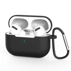 Custodia Techsuit Silicone per Apple AirPods Pro 3, Nera