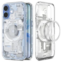 Custodia MagSafe per Apple iPhone 17, Spigen, Ultra Hybrid Zero One, Bianca ACS10385