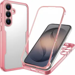 Custodia per Samsung Galaxy S26 S942, Techsuit, ColorVerse 360, Rosa