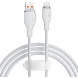 Cavo Dati e Ricarica USB-A - USB-C Baseus Pudding, 100W, 1,2m, Bianco P10355703221-00