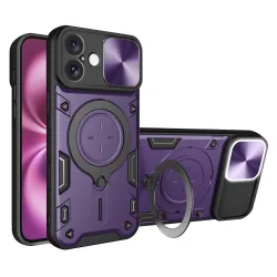 Custodia per Apple iPhone 16 Plus, Techsuit, CamGuard Pro, Viola