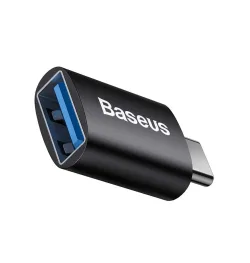 Adattatore OTG USB-C - USB-A Baseus Ingenuity, Nero ZJJQ000001