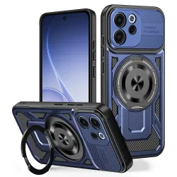 Custodia per Oppo Reno15 FS / Reno15 F, Techsuit, RuggedCam, Blu