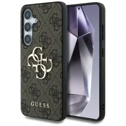 Custodia per Samsung Galaxy S25 S931, Guess, 4G Big Logo, Marrone