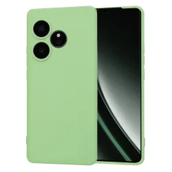 Custodia per Realme GT 6T / GT 6, Techsuit, SoftFlex, Verde Chiaro