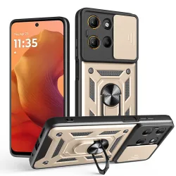 Custodia per Motorola Moto G15 / G15 Power, Techsuit, CamShield, Dorata