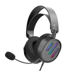 Cuffie Gaming USB HAVIT H2038U, RGB, 2m, Nere