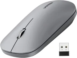 Mouse senza fili UGREEN MU001, 4000DPI, Grigio