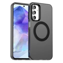 Custodia MagSafe per Samsung Galaxy A55 5G A556, Techsuit, CandyCase, Nera