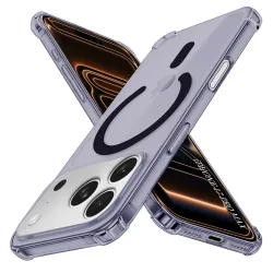 Custodia MagSafe per Apple iPhone 17 Pro Max, Techsuit, Antiurto, Fumé