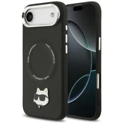 Custodia MagSafe per Apple iPhone 17 Air, Karl Lagerfeld, Choupette Pin, Nera