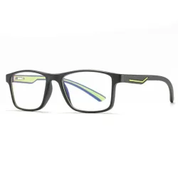 Occhiali da Computer Uomo Techsuit F2388, Anti-Luce Blu, Neri Verdi
