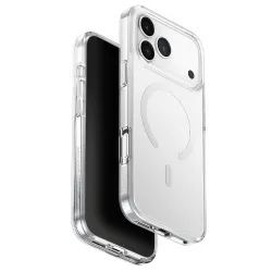 Custodia MagSafe per Apple iPhone 17 Pro Max, UNIQ, Clario MagClick, Trasparente
