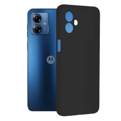 Custodia per Motorola Moto G14, Techsuit, Soft Edge, Nera