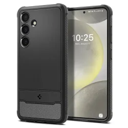 Custodia per Samsung Galaxy S24 S921, Spigen, Rugged Armour, Nero ACS07346