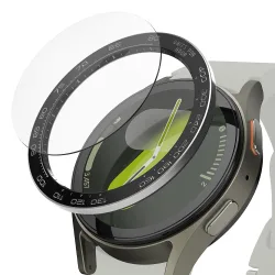 Cornice di Protezione Ringke Premium Styling per Samsung Galaxy Watch7 40mm, Modello 1, Nera