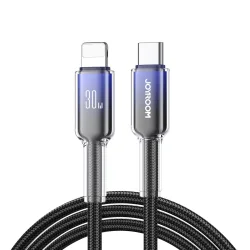 Cavo Dati e Ricarica USB-C - Lightning Joyroom S-A42, 30W, 1,2m, Nero