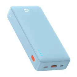 Batteria Esterna Baseus Airpow, 20000mAh, 20W, QC + PD, 1 x USB-A - 1 x USB-C, Blu P10022804313-00