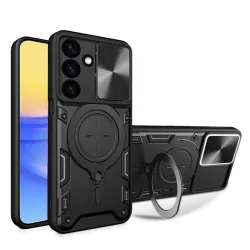 Custodia per Samsung Galaxy A16 5G A166 / A16 4G A165, Techsuit, CamGuard Pro, Nera