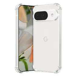 Custodia per Google Pixel 9, Techsuit, Shockproof Clear, Trasparente
