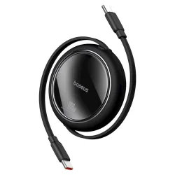 Cavo dati e ricarica USB-C - USB-C Baseus Free2Draw Mini Retrattile USB-C, 100W, 1m, nero P10364500111-00