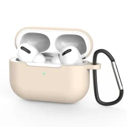 Custodia Techsuit Silicone Case per Apple AirPods Pro 3, Crema