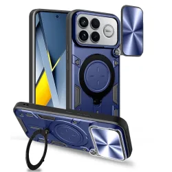 Custodia per Xiaomi Poco F8 Ultra, Techsuit, CamGuard Pro, Blu