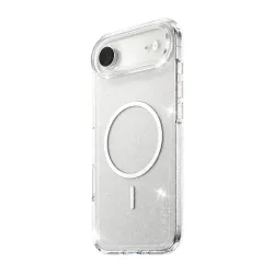 Custodia MagSafe per Apple iPhone 17 Air, PanzerGlass, Care Urban Explorer Star Lit, Trasparente Bianca