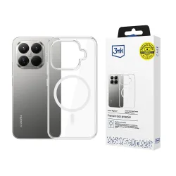Custodia MagSafe per Xiaomi 15T Pro, 3MK, Armor MagCase, Trasparente