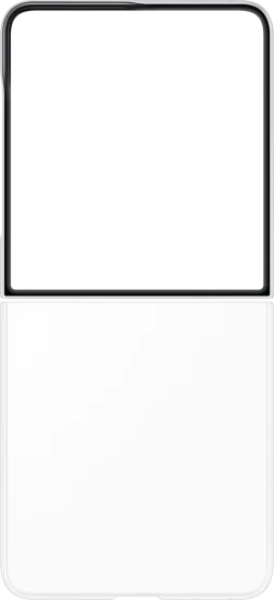 Custodia per Samsung Galaxy Z Flip8 F776, Clear Case, Trasparente EF-QF776CTEGWW