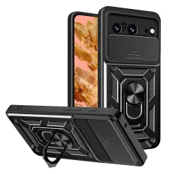 Custodia per Google Pixel 8, Techsuit, CamShield, Nera