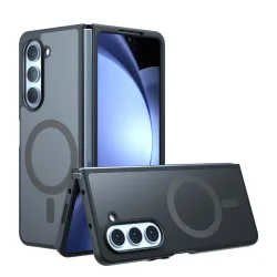 Custodia MagSafe per Samsung Galaxy Z Fold6 F956, Techsuit, PureFrost, Nero Satinato