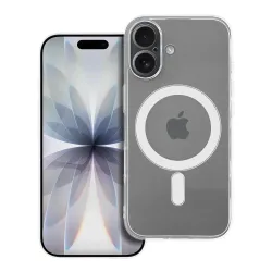 Custodia MagSafe con Protezione per Fotocamera per Apple iPhone 17 Pro, OEM, 2mm, Trasparente