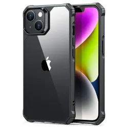 Custodia per Apple iPhone 14 / 13, ESR, Air Armor, Nero Trasparente