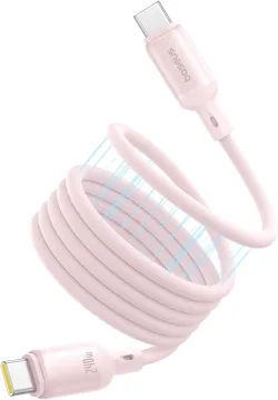 Cavo Dati e Ricarica USB-C - USB-C Baseus PicoGo, 240W, 1m, Rosa P10376800411-00