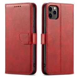 Custodia per Samsung Galaxy A17 5G, OEM, Marva Wallet, Rossa