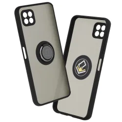 Custodia per Samsung Galaxy A22 5G A226, Techsuit, Glinth, Nera