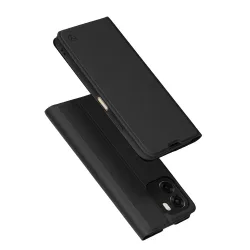 Custodia per Oppo A6 4G, Techsuit, Magskin Book, Nera