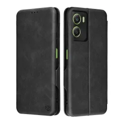 Custodia per Motorola Moto G06, Techsuit, Safe Wallet Plus, Nera