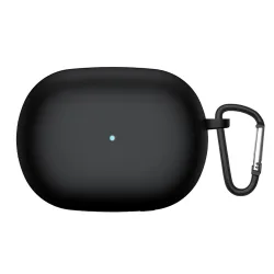 Custodia Techsuit Silicone per Xiaomi Redmi Buds 4 Pro, Nera